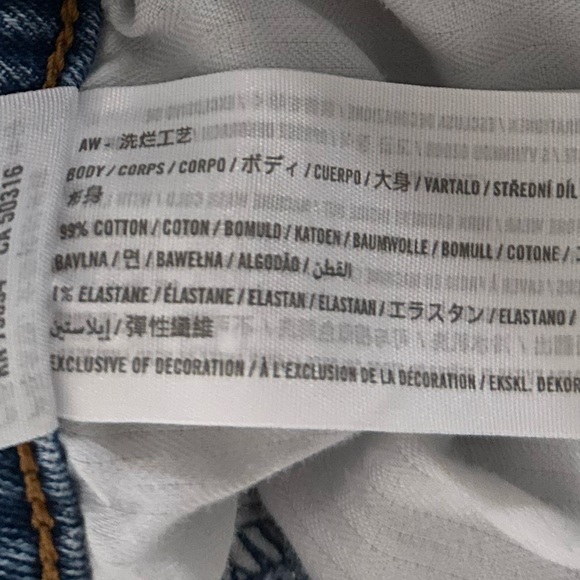 Abercrombie & Fitch Curve Love Ultra High Rise Ankle Straight Jeans Size 6 - Picture 7 of 11